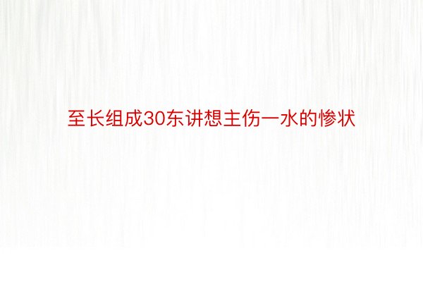 至长组成30东讲想主伤一水的惨状